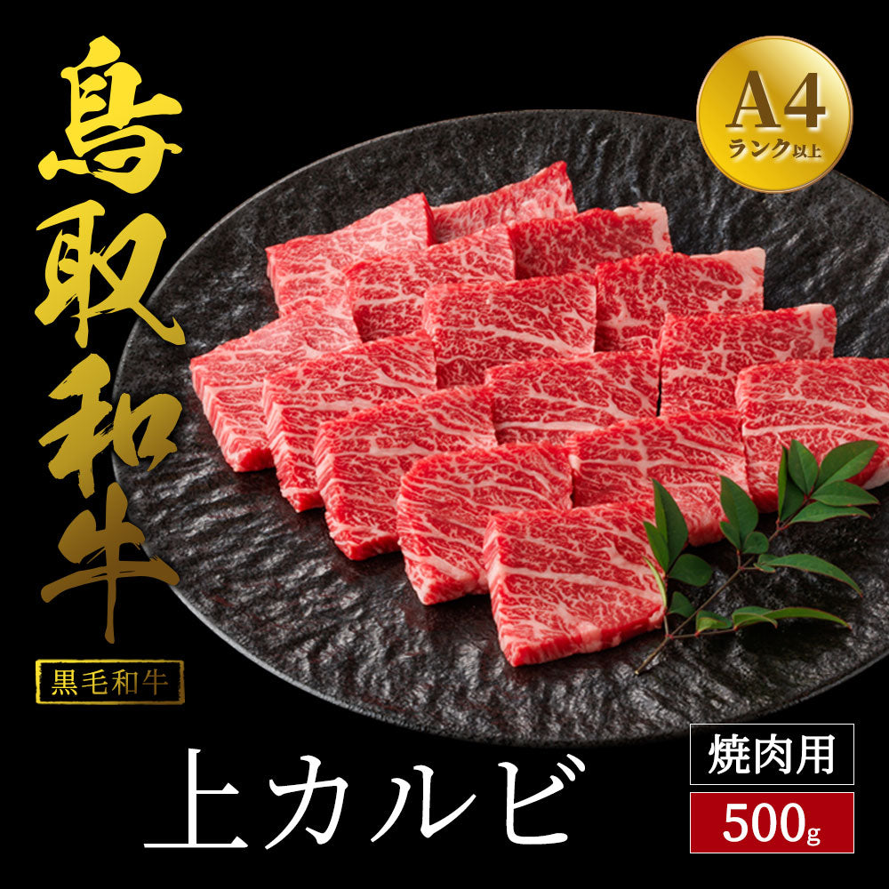 鳥取和牛上カルビ 焼肉用 500g