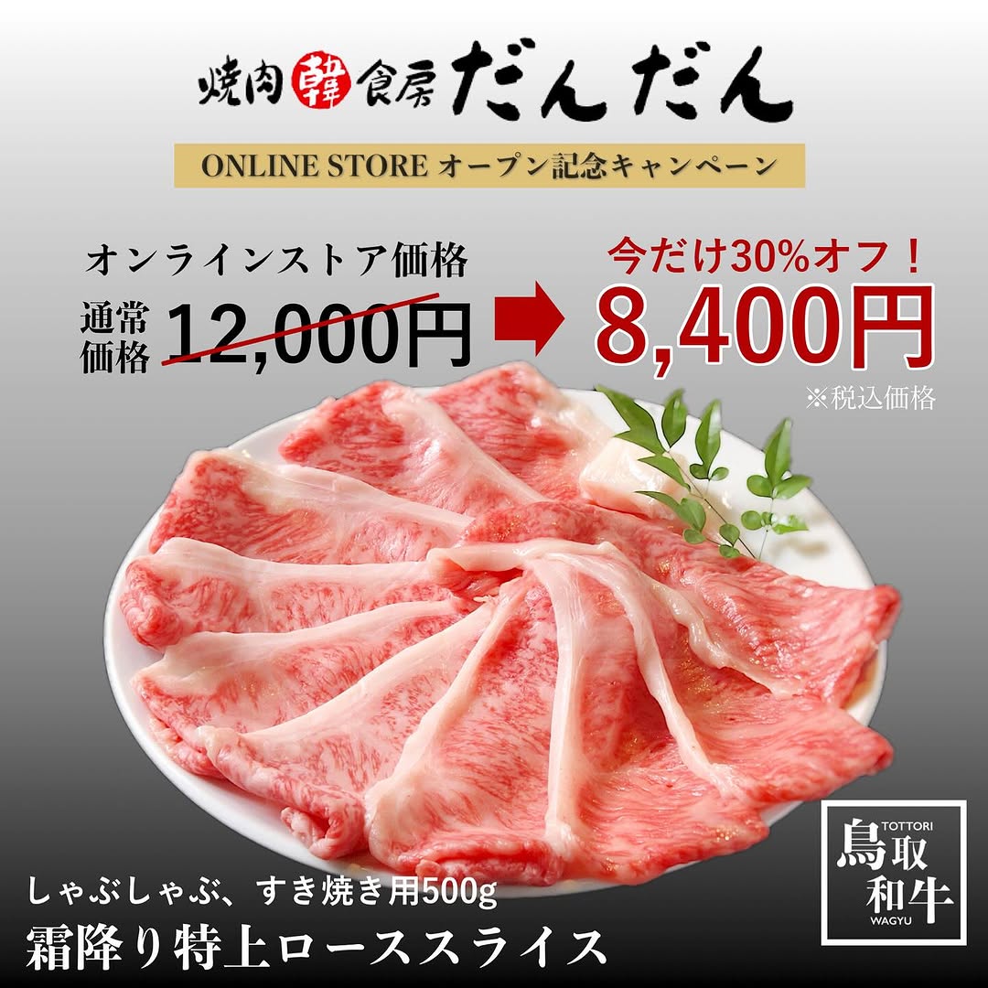 鳥取和牛 最高ランクA5 霜降りローススライス 500g しゃぶしゃぶ すき焼き用